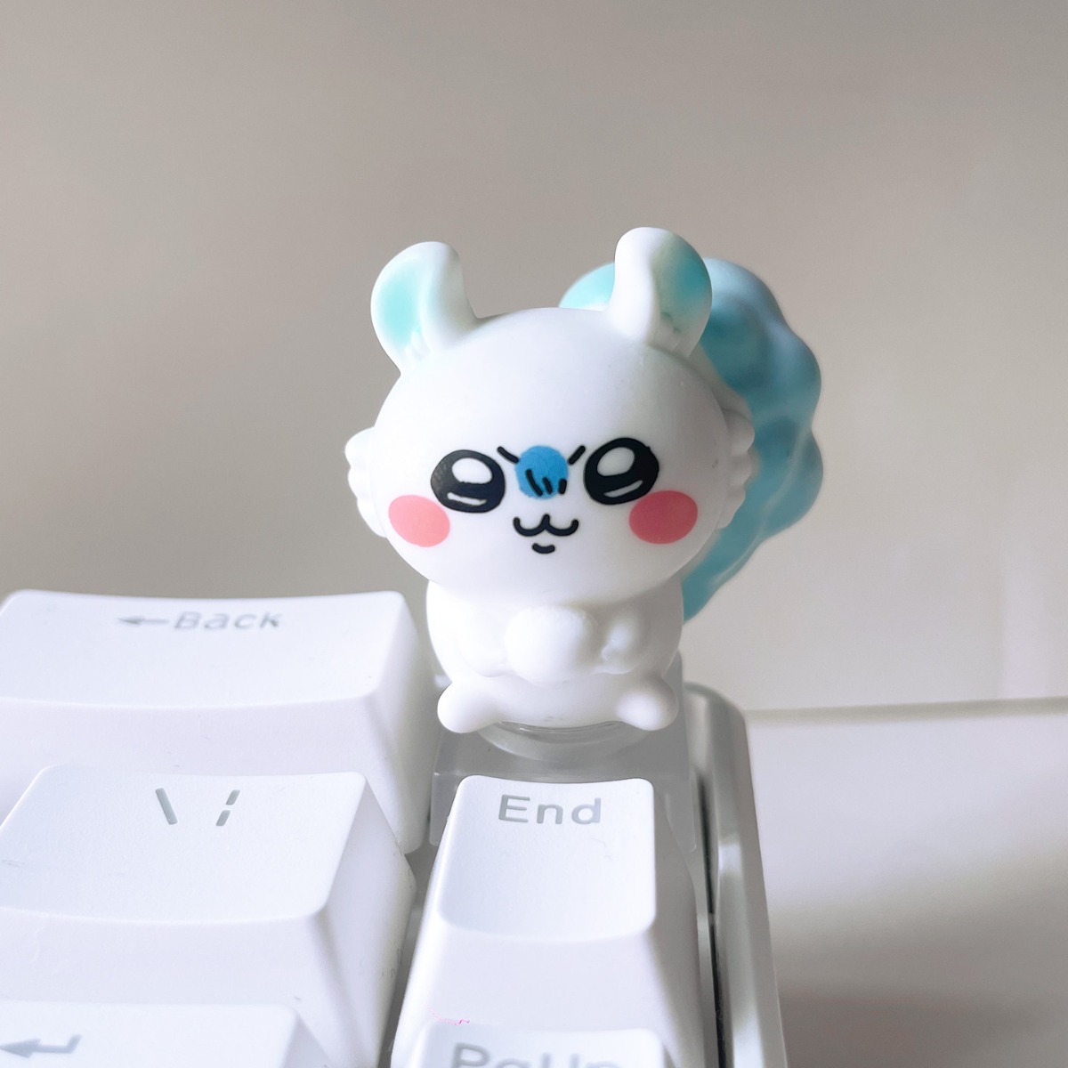 귀여운 Chiikawa Usagi Momonga 수지  - Keycap Artisan Anime 리뷰 및 가격