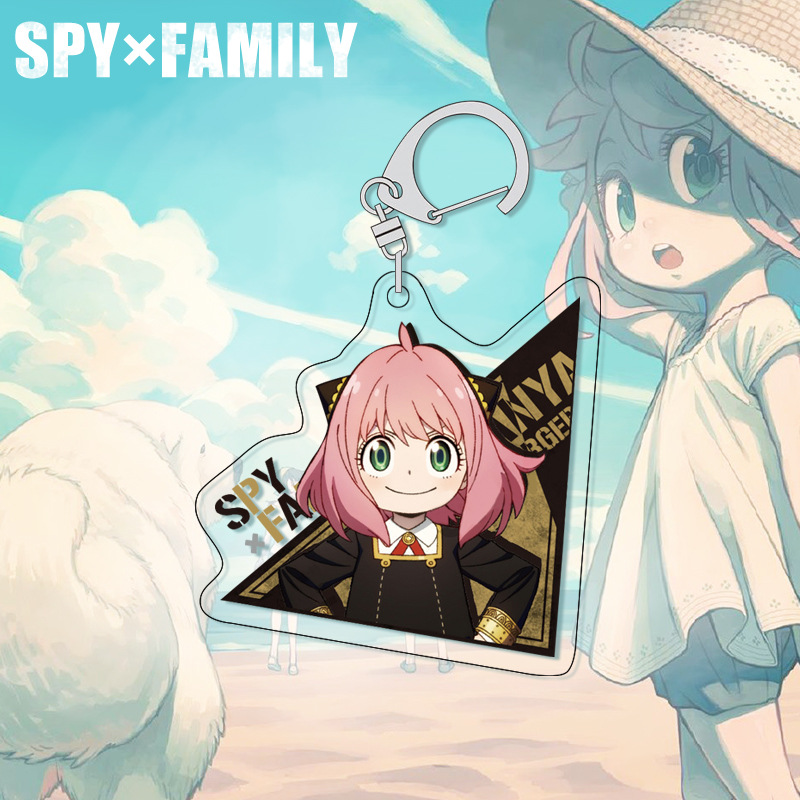 SPY×FAMILY 아냐 키체인 아크릴 참 귀여운 애니 - Anime Merchandise Keychains 리뷰 및 가격